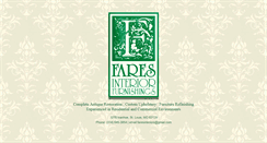 Desktop Screenshot of faresinteriorfurnishings.com