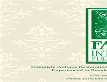Tablet Screenshot of faresinteriorfurnishings.com